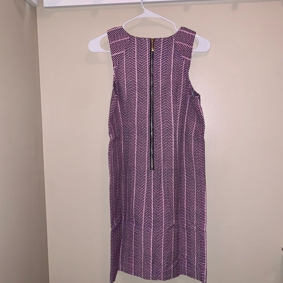 NWT SOUTHERN TIDE Audrey Chevron Ikat Mini Shift Dress Blue Night, Size 2 - Picture 6 of 8